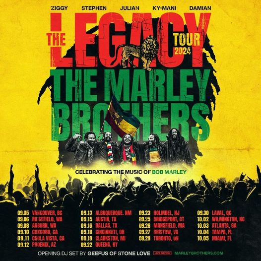 The Legacy Tour 2024 THE MARLEY BROTHERS